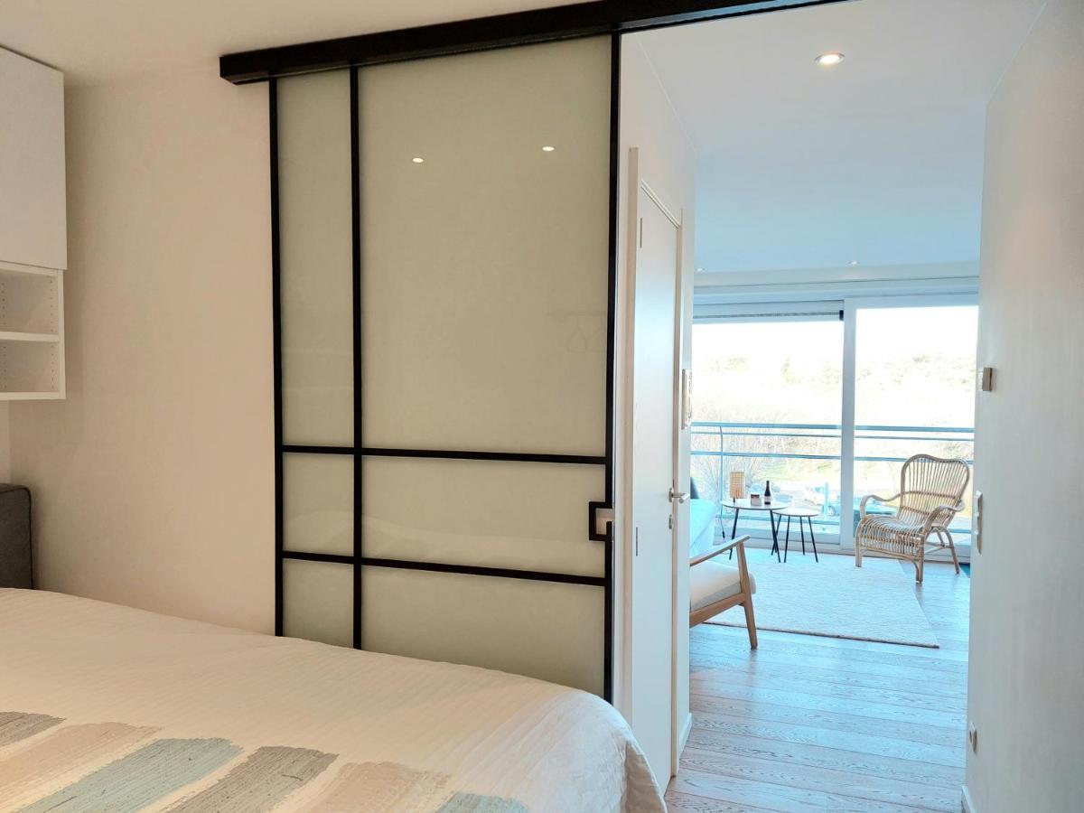 Studio 3 Bredene Met Strandcabine Exteriör bild